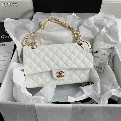 weiße chanel tasche|chanel taschen im ausverkauf.